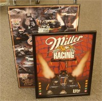 Miller Racing Wooden Sign & Framed Poster