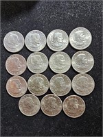 1979's & 1980P Susan B Anthony Dollars (15 coins)