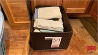Box of Tea Towels & Dish Rags