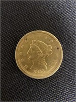 1843 $2.50 Liberty Gold Piece