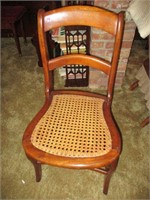 Walnut Cane Bottom Chair