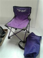 Tot Spot folding camping chair with bag