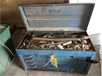 Old Toolbox with Hardware and Other