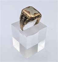 10k Gold X Design Ring