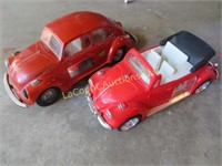 Beam VW decanter & Lg beetle w clock