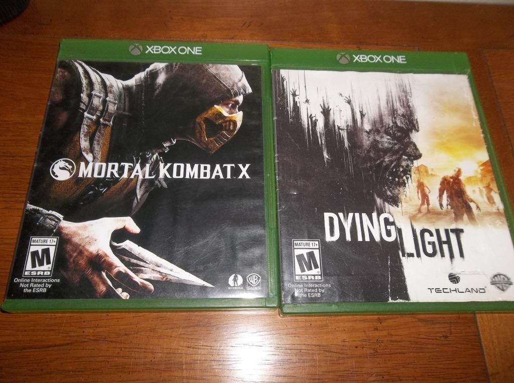 Mortal Combat & Dying Light XBox Video Games