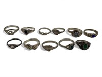 10 Unique .925 Silver Rings