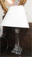 ACRYLIC STYLE TABLE LAMP 27.5"T