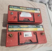 (2) Odyssey Extreme Series 31-PC2150 Batteries.