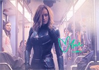 Autograph COA Captain Marvel Photo