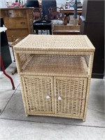 22x15 Wicker Night Stand PU ONLY