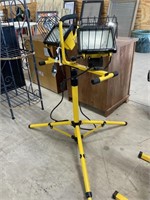 Like New Adjustable Work Light and Stand PU ONLY