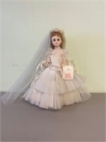 1960s Madame Alexander Elise Bride Doll