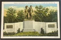 Vintage Tom Sawyer & Huck Finn RPPC Postcard
