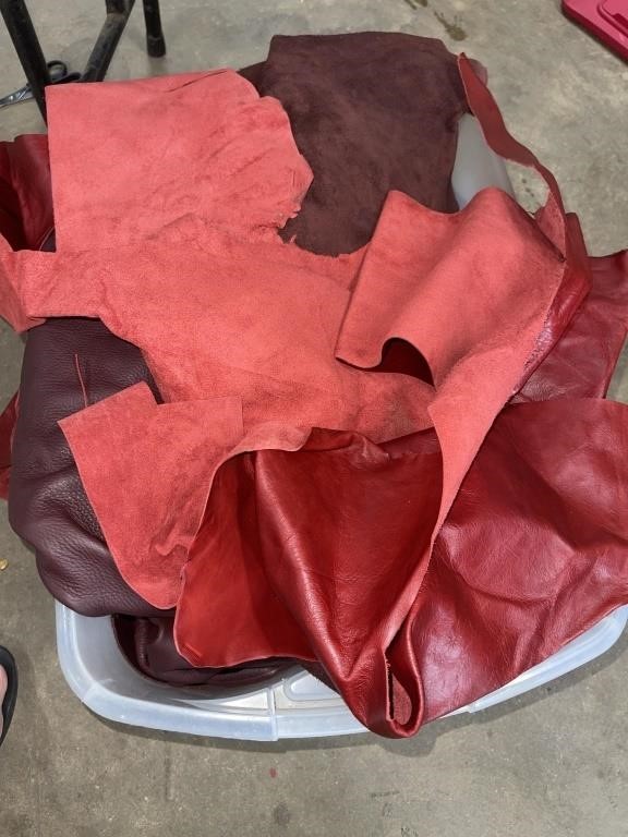 Scrap Pieces of Leather