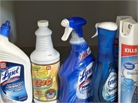 LYSOL/miscellaneous cleaners - 1/4 full to new