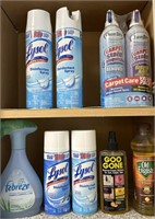LYSOL/miscellaneous cleaners  1/2 halft new