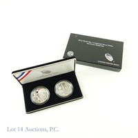 2018 WW1 Centennial Silver $1 & Medal Set (2)