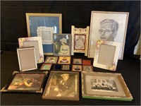 Vintage pictures and pictures frames