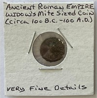 Ancient Roman Empire Widows Mite Sized Coin