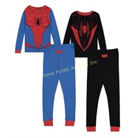 Marvel $45 Retail 3Pcs Boys Spiderman Pajamas