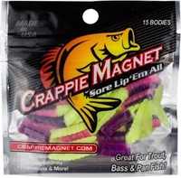Leland Crappie Magnet Glow Pop 1.5" Lure 15pc