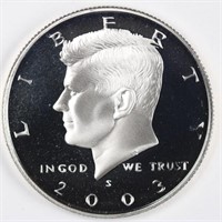 2003-S 90% Silver Proof Kennedy Half Dollar