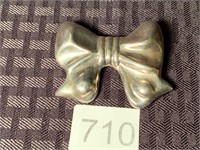 Sterling Silver Bow Brooch Pendant