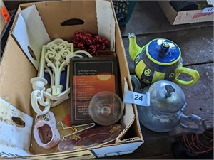 Tea Pots, Candle Holders, Decor