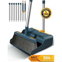 L  FVSA Broom and Dustpan Combo with 50.4 Long Han
