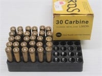 (30) Rounds of UMC 30 carbine 110gr metal case