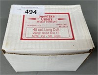500ct .45LC 200 gr RNFP Lead Bullets