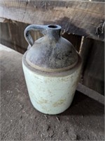 1 gal crock stoneware whiskey jug