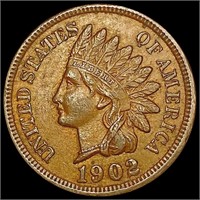 1902 Indian Head Cent NEARLY UNCIRCULATED