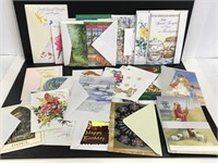 Lot of assorted cards with envelopes