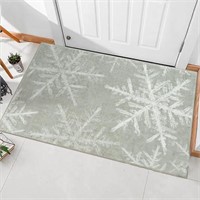 *NEW Lahome Snowflake Entryway Rug- 2x3ft