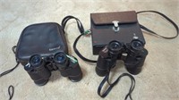 2 TASCO FULLY COATED SETS OF BINOCULARS WITH