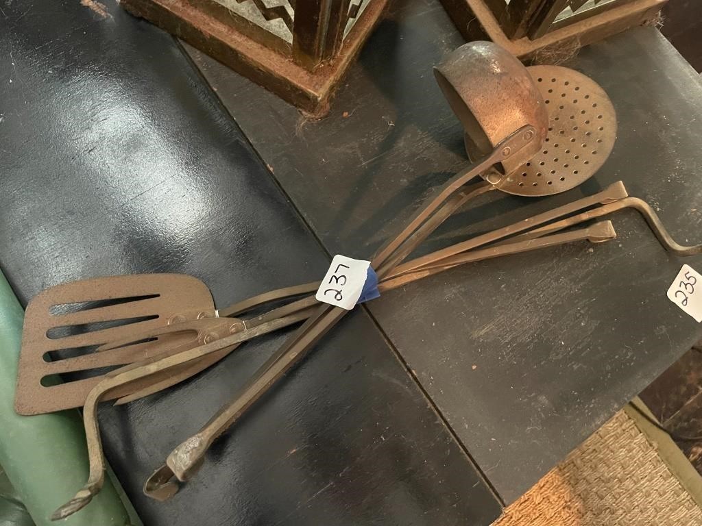 Vintage metal cooking tools