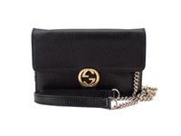 GUCCI GG Interlocking Chain Shoulder Bag