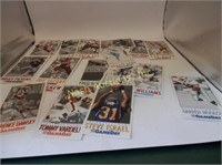 sports cards w/ NFL game day -approx 350