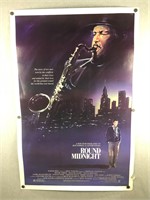 Vintage 1980s Round Midnight Movie Poster