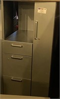 Steelcase steel cabinet no key