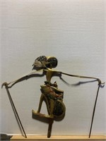 Wayang kulit 18 in tall wooden puppet