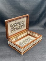 Egyptian Inlaid other of Pearl Abalone Box