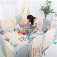 Uanlauo Foldable Baby Playpen