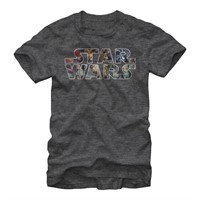 Star Wars Young Men's Epic Logo T-Shirt, Charcoal
