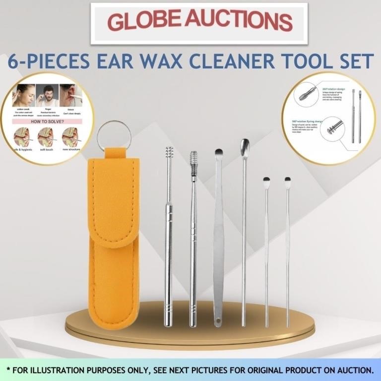 6-PIECES EAR WAX CLEANER TOOL SET