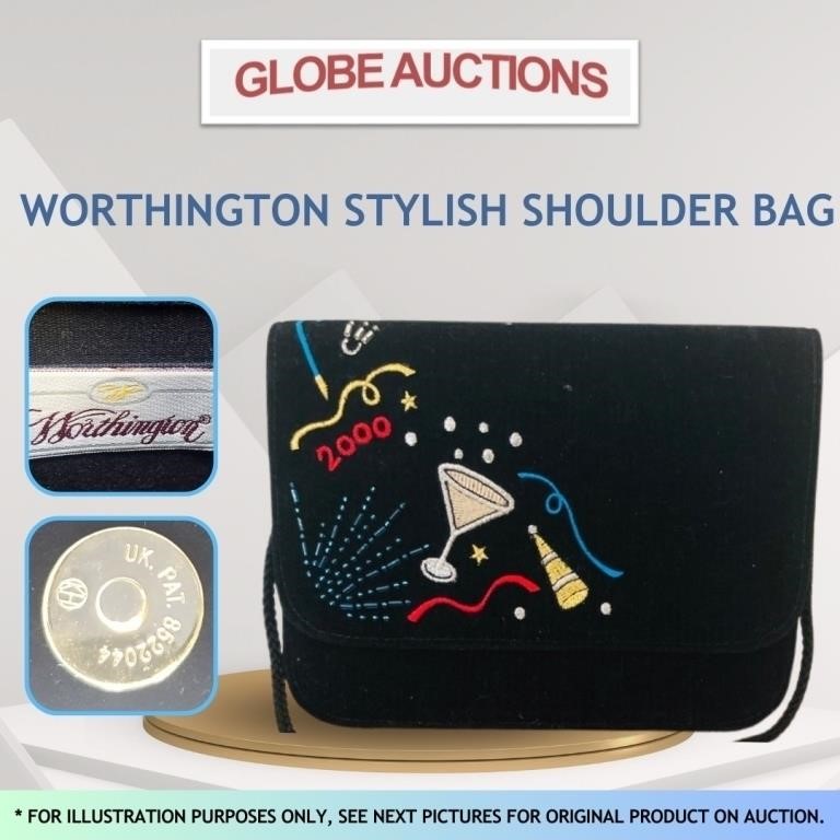WORTHINGTON STYLISH SHOULDER BAG (PRE-OWNED)