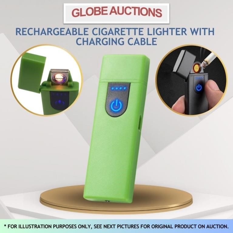 RECHARGEABLE CIGARETTE LIGHTER W/ CHARGING CABLE