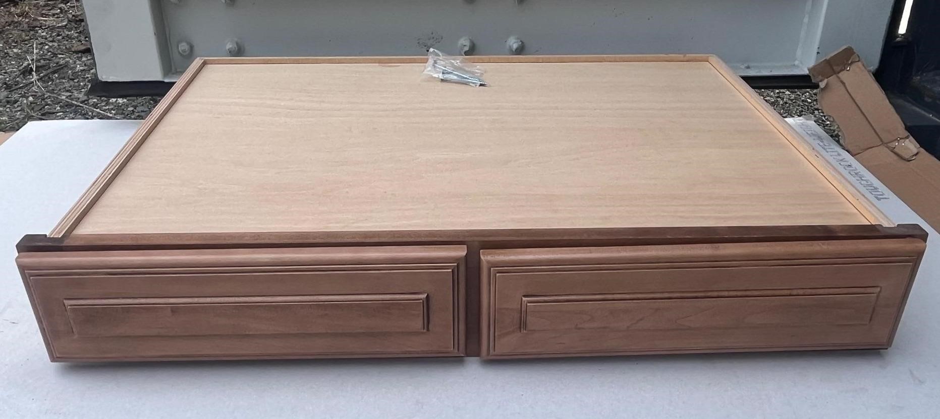 Two Drawer Thin Cabinet